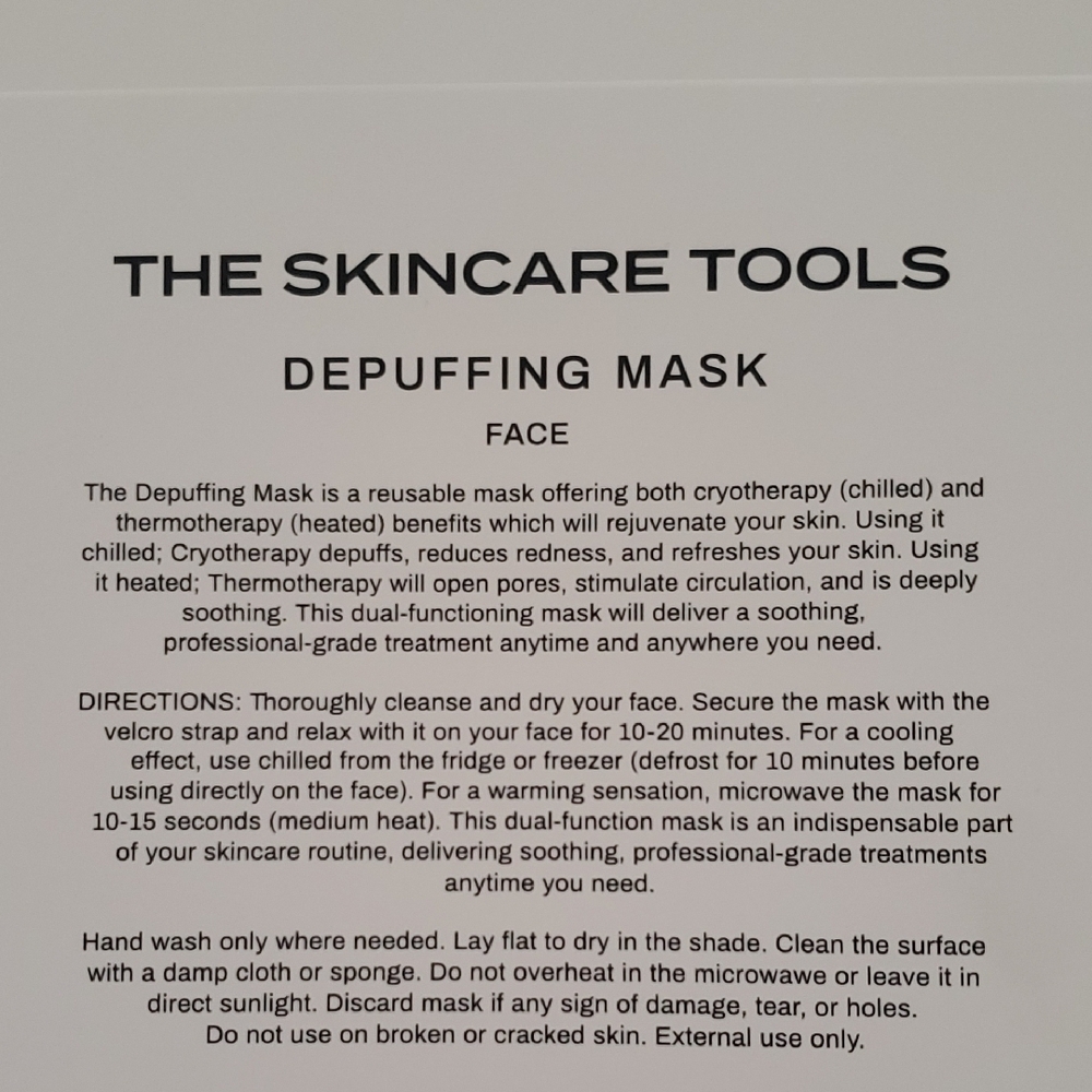 Depuffing Mask - White - Picture 2 of 4